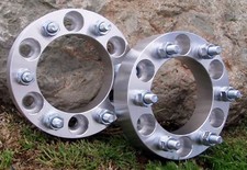 1.5 Older Chevy 6x5.5 K5 716 Studs Full Size Jimmy Wheel Adapters Spacers 2pc