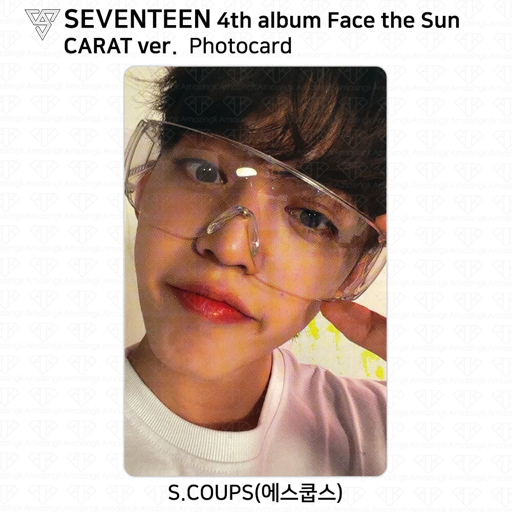 SEVENTEEN 4th Album Face the Sun Official Photocard Carat Version