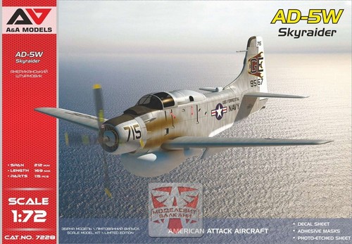 AA Models 7228 - 1/72 - AD-5W "SkyRaider" attack Plastic model aircraft - Picture 2 of 5