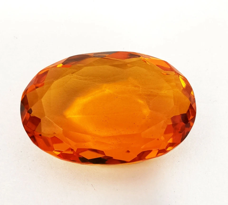 Loose Gemstones 97.60 Ct Amazing Citrine Brazil Oval Shape Citrine Brazil  - Image 4 of 4