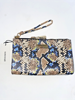 Brahmin Millie Wristlet Clutch Melbourne Mirage NWT