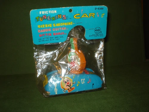 1968 MARX MARXIE TIN FRICTION CAR MINT IN PACKAGE BITTIE BANJO,  D. DEAN