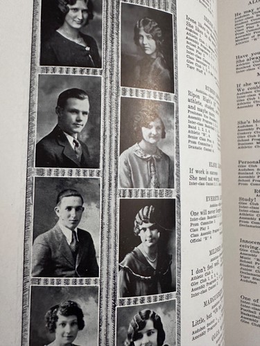 VTG 1930 Ripon High School Yearbook Ripon, Wisconsin Genealogy Use - Picture 12 of 13