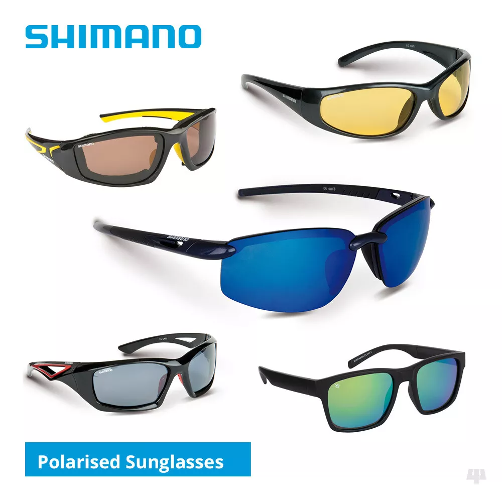 Shimano Polarised Sunglasses (Full Range) - Carp Pike Coarse Sea Fishing  Tackle