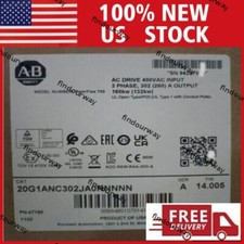 100% New Allen Bradley 20G1ANC302JA0NNNNN PowerFlex 755 AC Drive Air Cooled