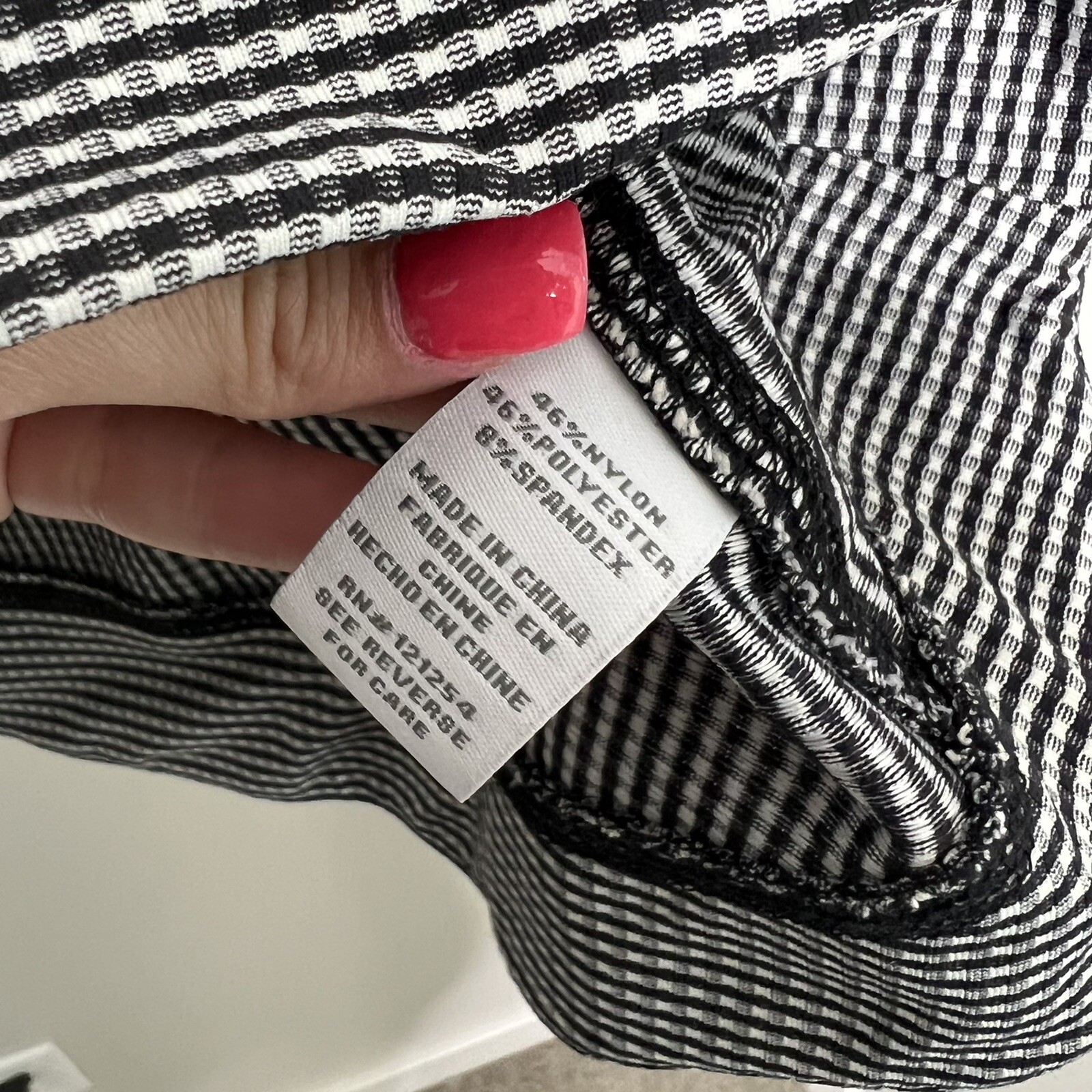 JoFit Gingham Full Zip Jacket Size Small - image 9