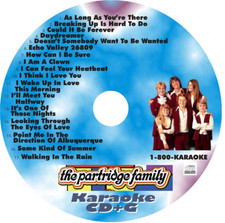CUSTOM KARAOKE PARTRIDGE FAMILY 17 GREAT SONGS NEW cdg CD G HARD-TO-FIND SONGS