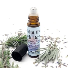 Calm Down Essential Oil Roll On Calming Lavender Vanilla Scented Aromatherapy 