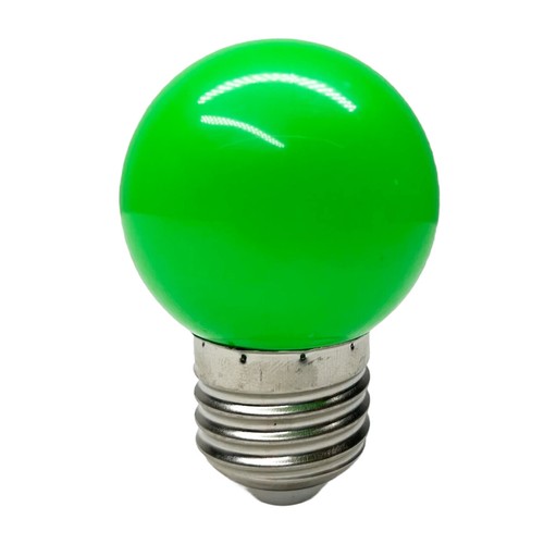 Coloured LED Light G45 Bulbs E27 B22 2W Red Yellow Blue White Decor 240V 220V - Picture 10 of 28