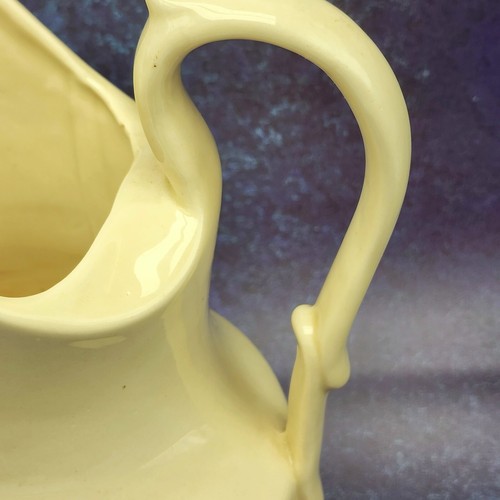 Vintage Ivory Hand Painted Ceramic Pitcher 1985 10" - Picture 7 of 10