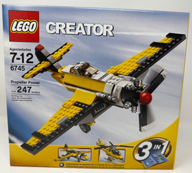 LEGO New Vintage 2009 CREATOR: Propeller Power 6745 Sealed Unopened Box