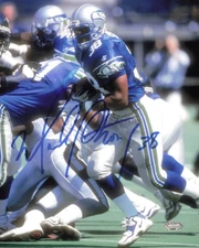 Mack Strong Autographed Signed 8x10 Photo Seattle Seahawks MCS Holo #63497