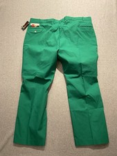 Vintage 90s Wrangler Slacks NOS New Green Dress Pants USA 48