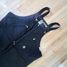 Carhartt R33 Duck Insulated Bib Overalls Black 46x32 NWT Men s Workwear Arctic