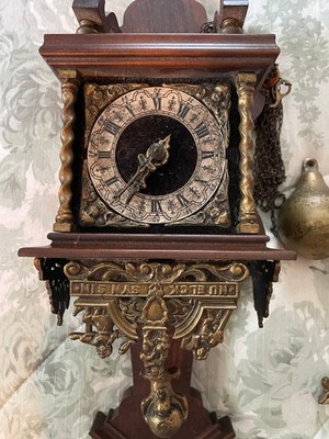 Dutch Zaanse Wall Clock with Weights and Pendulums | eBay