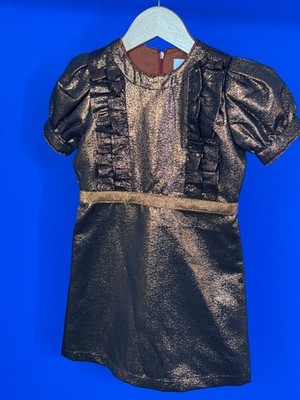 Eirene Studio - Kids - Fancy Dress - NWT - Size 6/7 - Brown/Rusty Orange