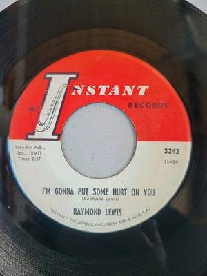 RAYMOND LEWIS -I'm Gonna Put Some Hurt On You / Nine Cents Worth Of Chances VG+