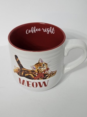 Cute Belle  Maison Meow  Cat Coffee / Tea Mug - Double Sided