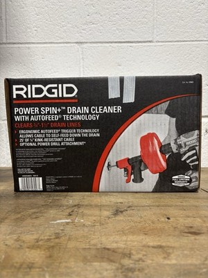 Ridgid 57043 POWER SPIN+ Power Spinner Drain Cleaner