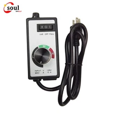 AC 120V Motor Speed Controller For Router Fan Variable Voltage Electric Rheostat