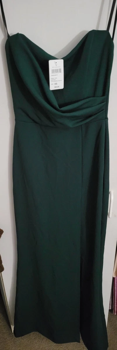 Satin Green Bridesmaid Dresses for sale | eBay
