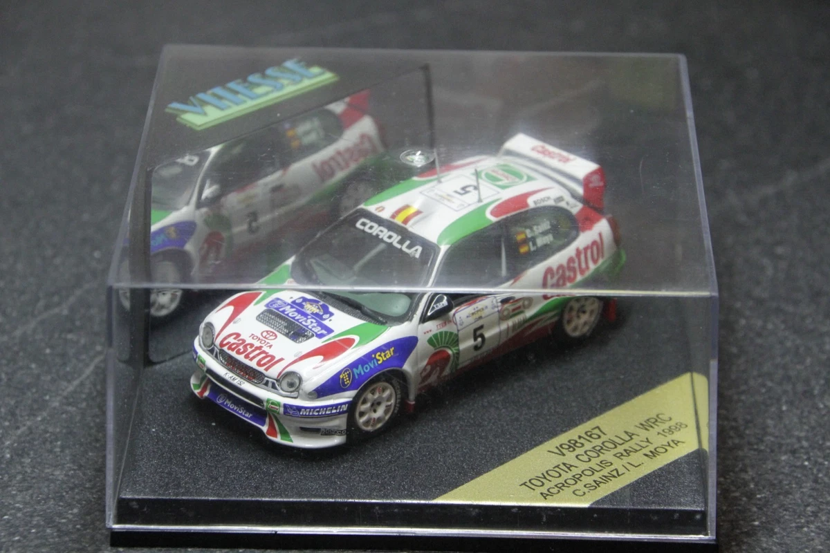 Miniature Vitesse 1/43 Toyota Corolla Rallye Des 1000 Lacs 1985 - N°7 Auriol