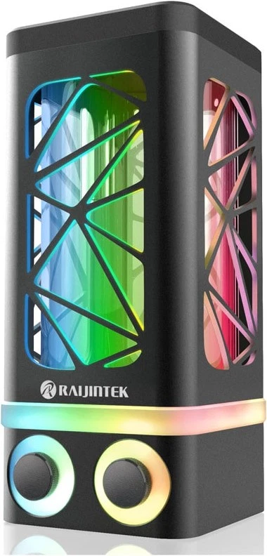 Raijintek ANTILA PURE R100B Ausgleichsbehälter, 172,5mm, ARGB - schwarz - Bild 2 von 3