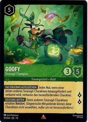 091/204  Disney Lorcana - Geflüster a. d. Tiefe (TCG) - Deutsch-  R  Non Foil NM