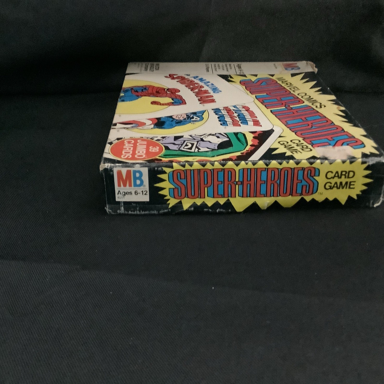 Vintage 1978 Marvel Comics Super-Heroes Card Game –Instruction Card Original Box
