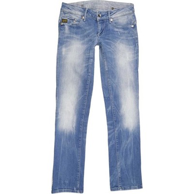 G-Star Midge  Damen Blau Straight Slim Stretch Jeans W29 L32 (80516)