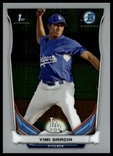 2014 Bowman Yimi Garcia #BCP70 Chrome Prospects