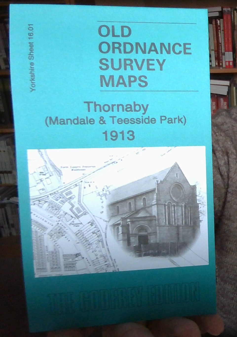 Thornaby (Mandale & Teeside Park) 1913 Yorkshire Sheet 16.01 by Alan Godfrey NEW