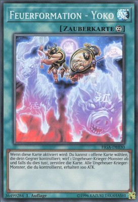 YuGiOh Feuerformation - Yoko FIGA-DE030 Super Rare NM 1st