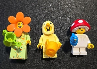 LEGO BAM Build a Minifigure spring march 2026 all 3 chicken flower