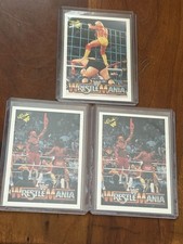 Hulk Hogan Wrestlemania Card Lot