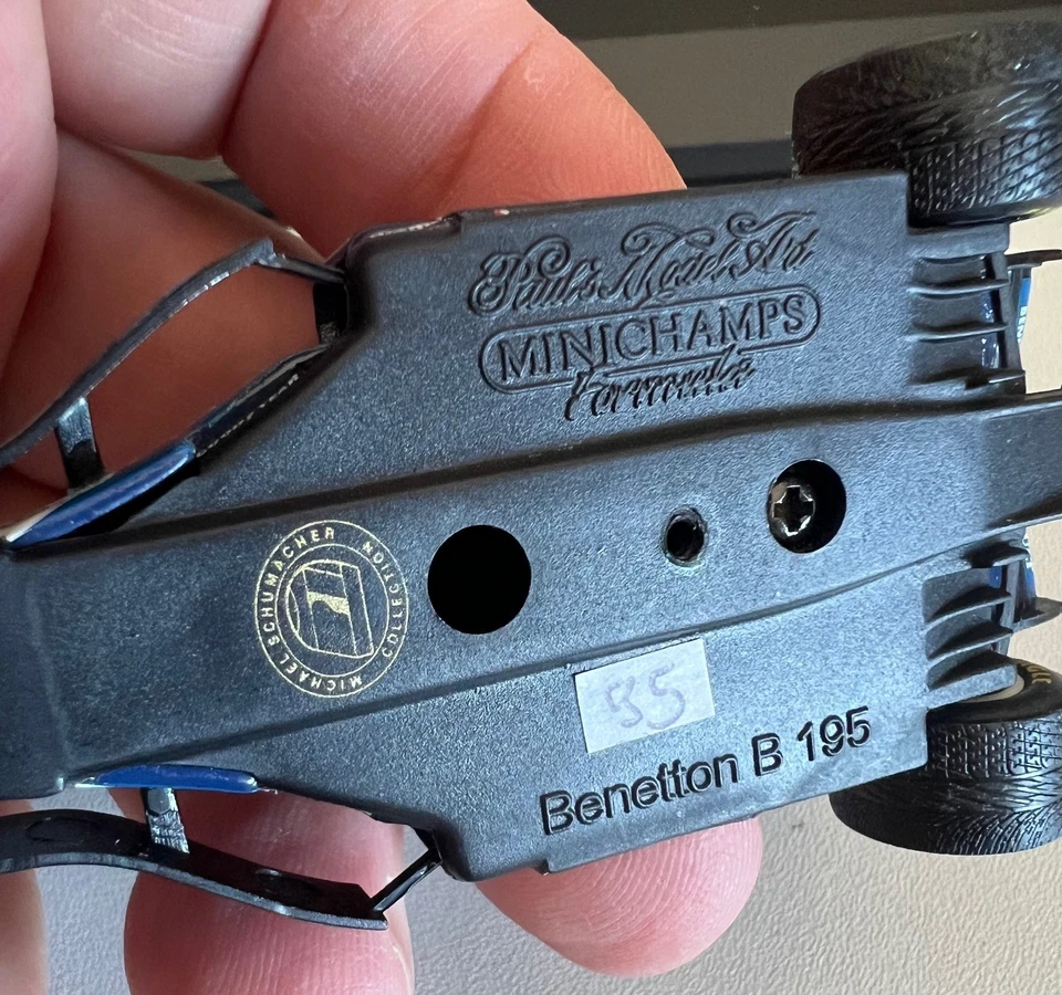 Benetton B 195 Michael Schumacher Collection Minichamps - Bild 4 von 4