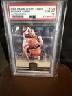 STEPHEN CURRY PSA 10 2009-10 PANINI COURT KINGS #129 ROOKIE AUTO RC 217/649 GEM