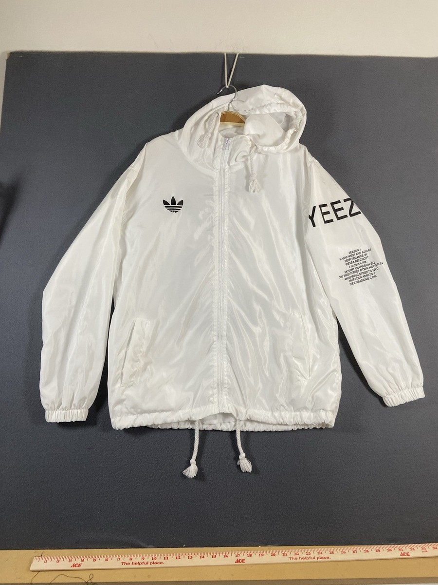 Adidas Jacket Mens L Kanye West Yeezus Tour #3 Windbreaker Full