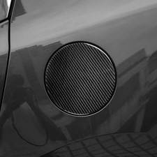 Real Carbon Fiber Exterior Side Fuel Tank Gas Cap Cover For Mazda 3 Axela 19-26 Real Carbon Fiber Exterior Side Fuel Tank Gas Cap Cover For Mazda 3 Axela 19-26