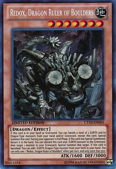 Redox, Dragon Ruler of Boulders - CT10-EN003 - Secret Rare - Limited Edition - H