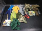 VTG Lot of Mixed GI JOE 12" Action Figure Accessories Uniforms Original Manuals