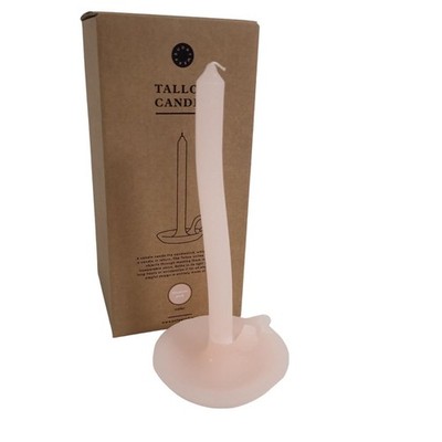 LEX POTT rosa Duftkerzen Talgkerze traditioneller Halter Wachs NEU UVP 50