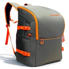 55L Ski Boot Bag Backpack, 6 Pockets, Ergonomic Design, Waterproof Ski Snowbo...