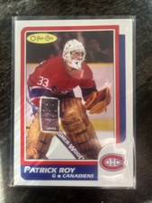 REPRINT of 1986-87 O-Pee-Chew- Patrick Roy #53 Rookie RC HOF Montreal Canadiens