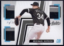 2019 Chronicles Absolute Memorabilia Holo Platinum Blue Michael Kopech RC 1/1
