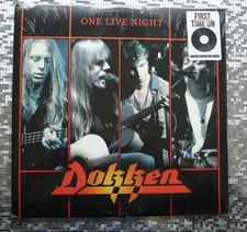 Dokken ~ One Live Night ~ (Greatest Hits Live  SEALED LP DEKO – DEKO1134-1)