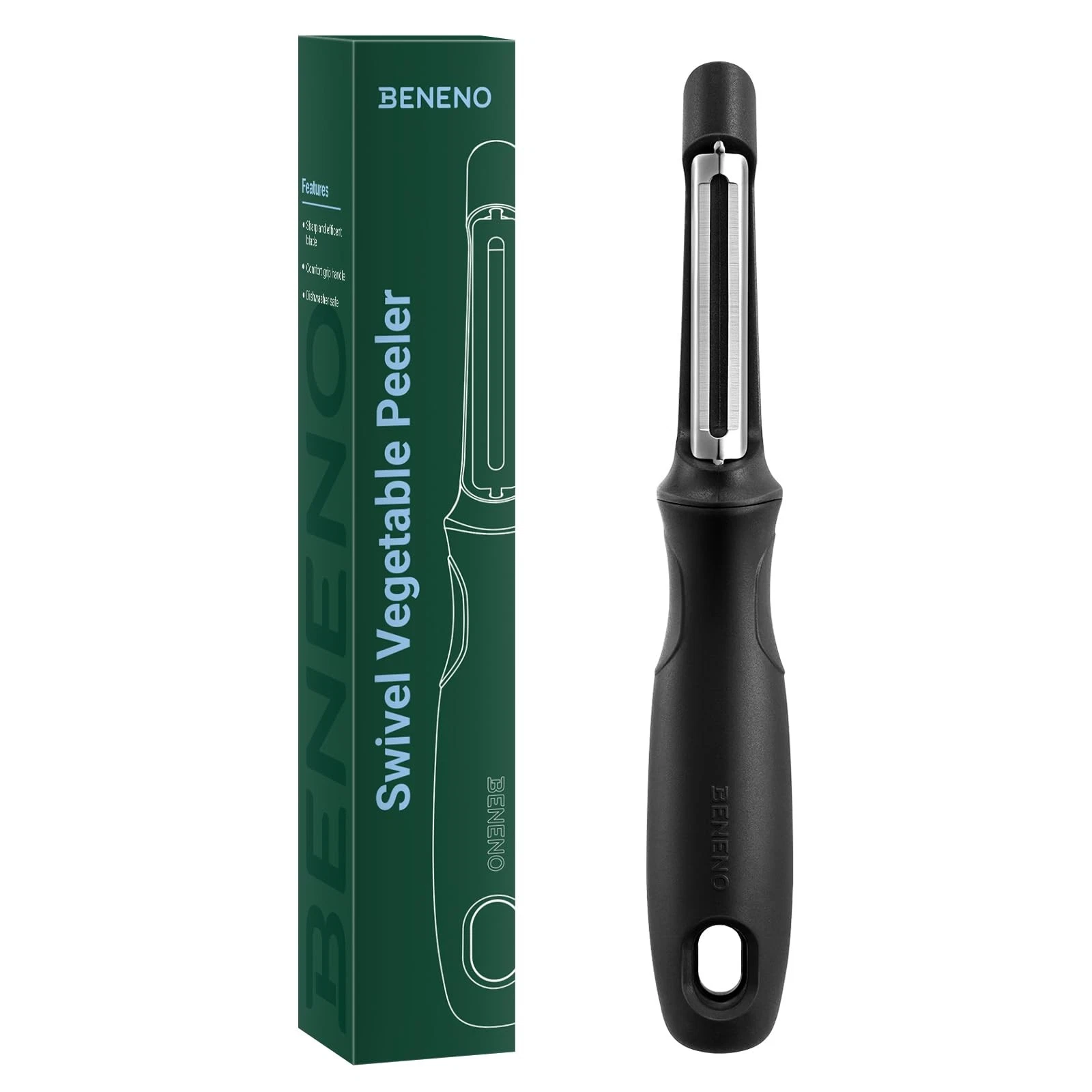 Swivel Vegetable Peeler, Razor-Sharp Smooth Peeling Potato Peelers with Stain...