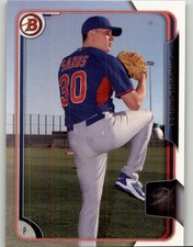 2015 Bowman Draft Carson Sands #190 Chicago Cubs