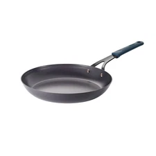 Tramontina 12" Carbon Steel Fry Pan with Silicone Grip - Black: 12
