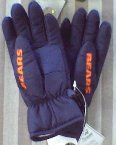 NWT Chicago BEARS Winter Gloves WoW! Thinsulate Toddler Reebok On Field - Picture 2 of 2